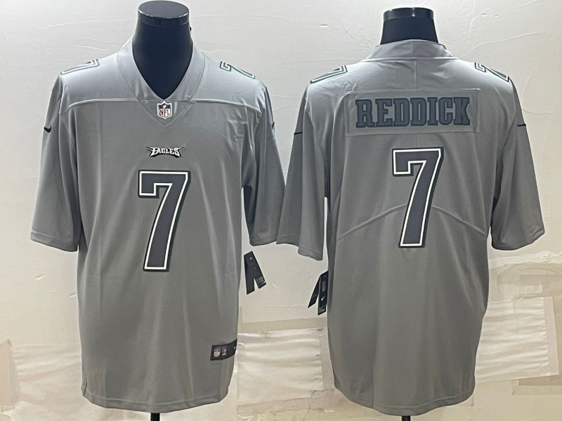 Men's Philadelphia Eagles #7 Haason Reddick Gray Atmosphere Fashion Stitched Jersey Men's Philadelphia Eagles #7 Haason Reddick Gray Atmosphere Fashion Stitched Jersey